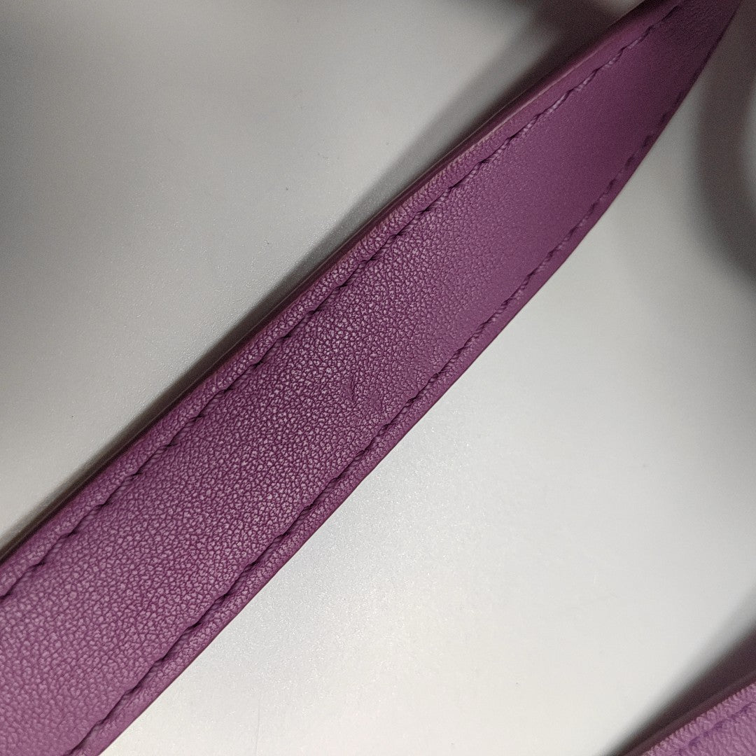 Special Material Shoulder Bag Purple