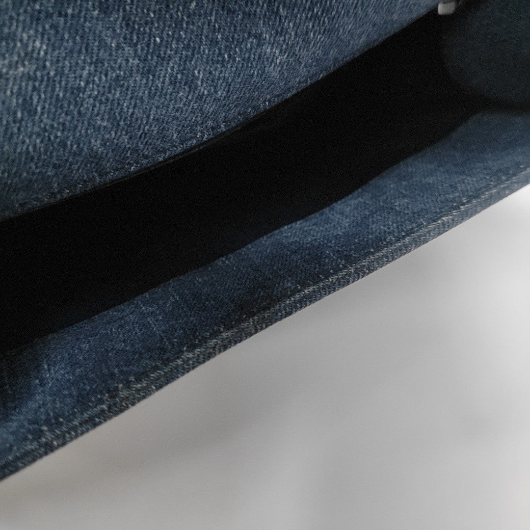Denim Shoulder Bag Blue
