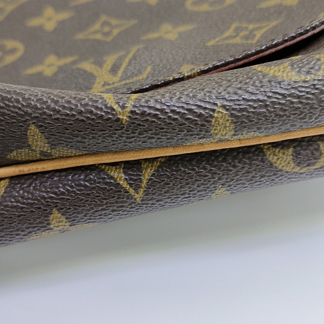 MUSETTE TANGO Monogram Coated Canvas Brown