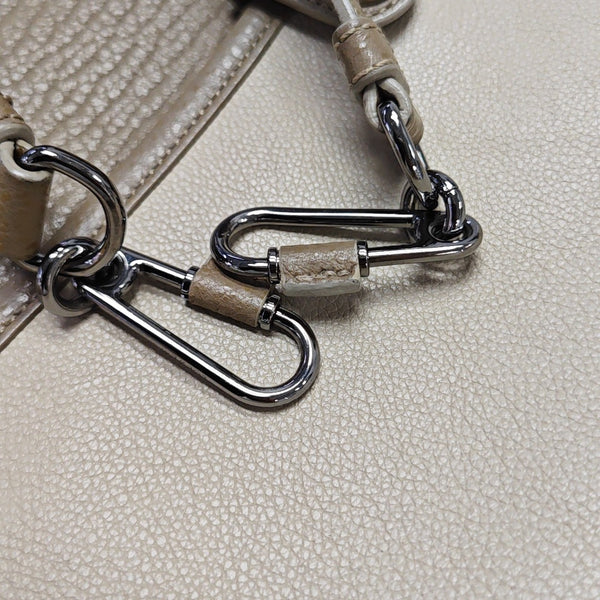 Calfskin Shoulder Bag Beige