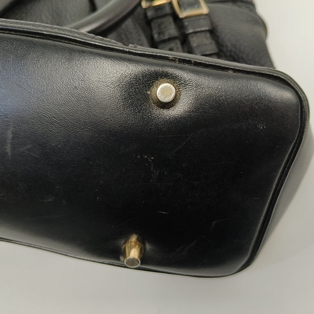 Calfskin Tote Bag Small Black