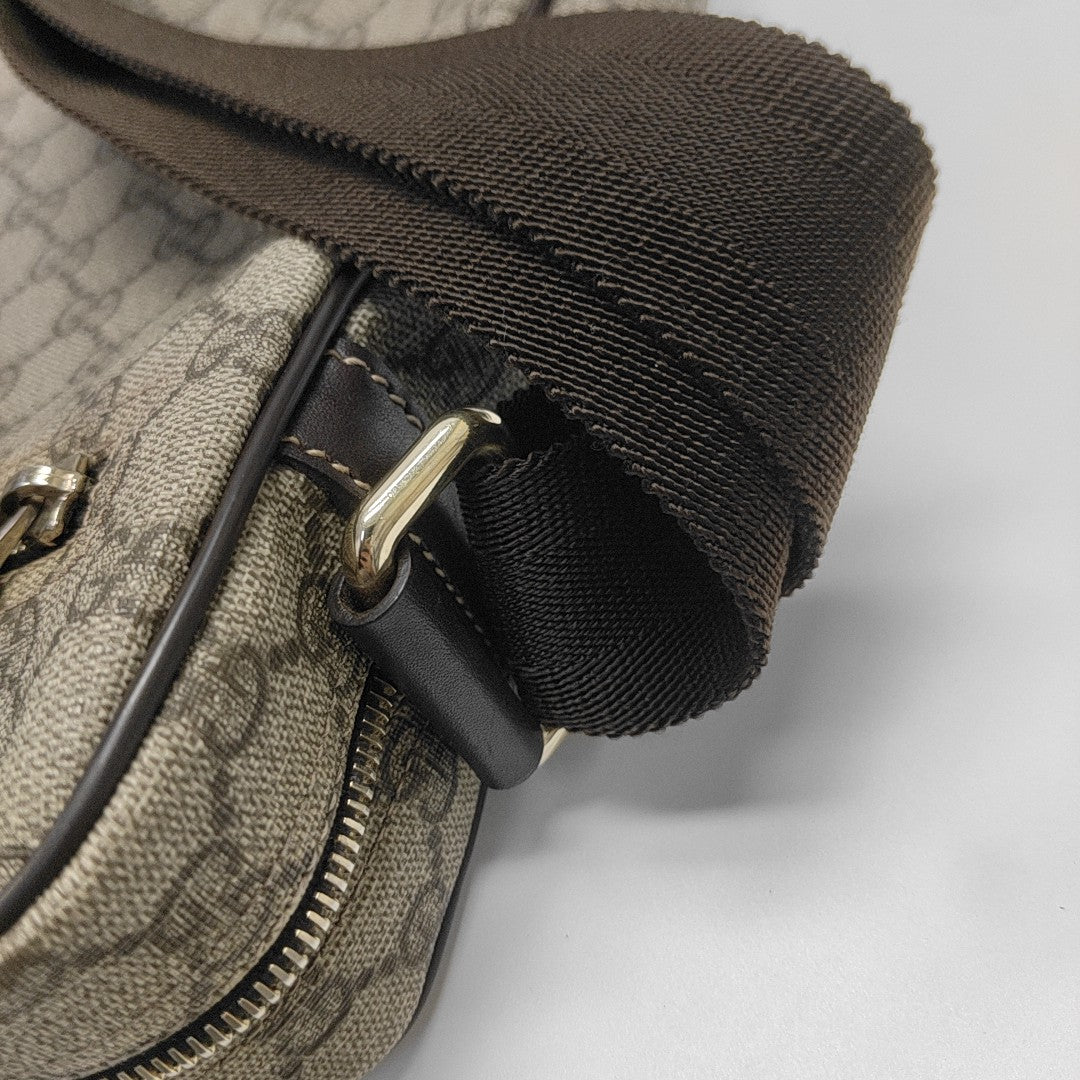 GG Supreme Monogram Coated Canvas Beige