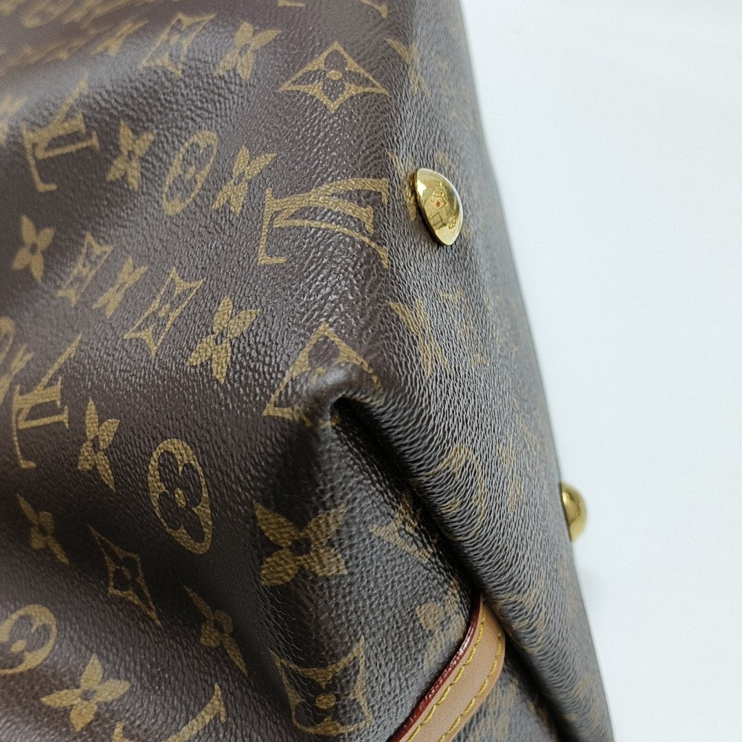 CARRYALL MM Monogram Coated Canvas Brown