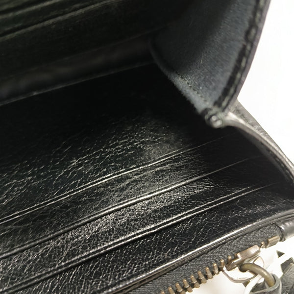 Classic City Lambskin Black Wallet