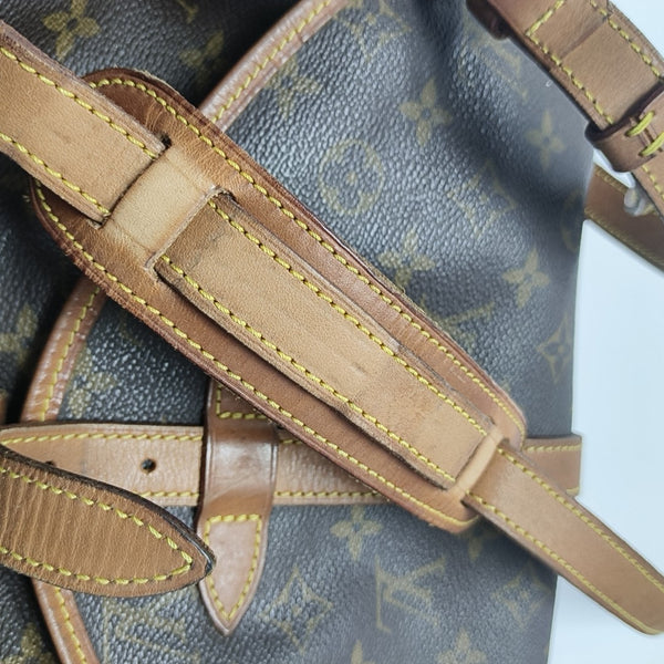 SAUMUR 30 Monogram Coated Canvas Brown