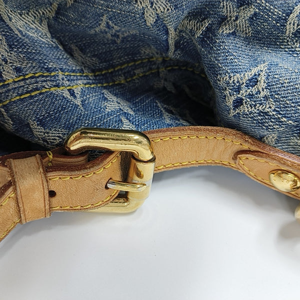 NEO CABBY Monogram Denim Blue