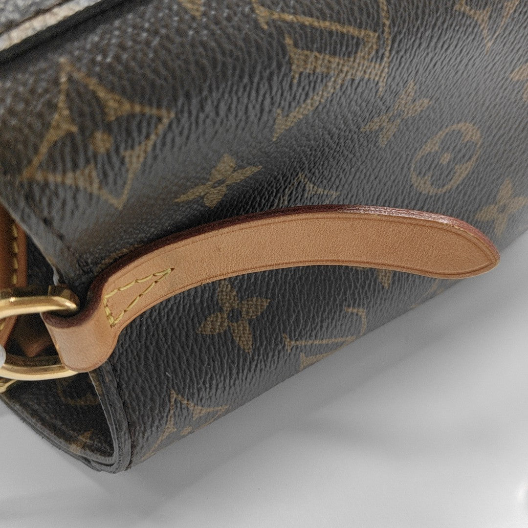 MONTAIGNE BB Monogram Coated Canvas Brown