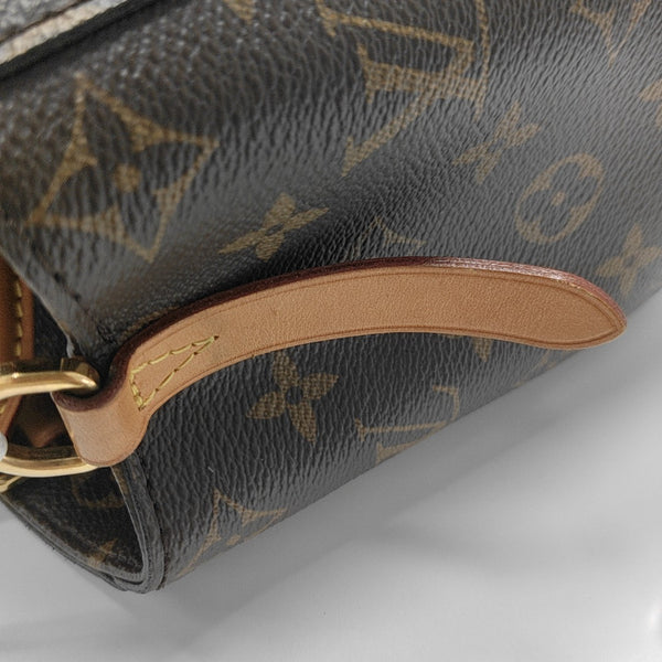 MONTAIGNE BB Monogram Coated Canvas Brown