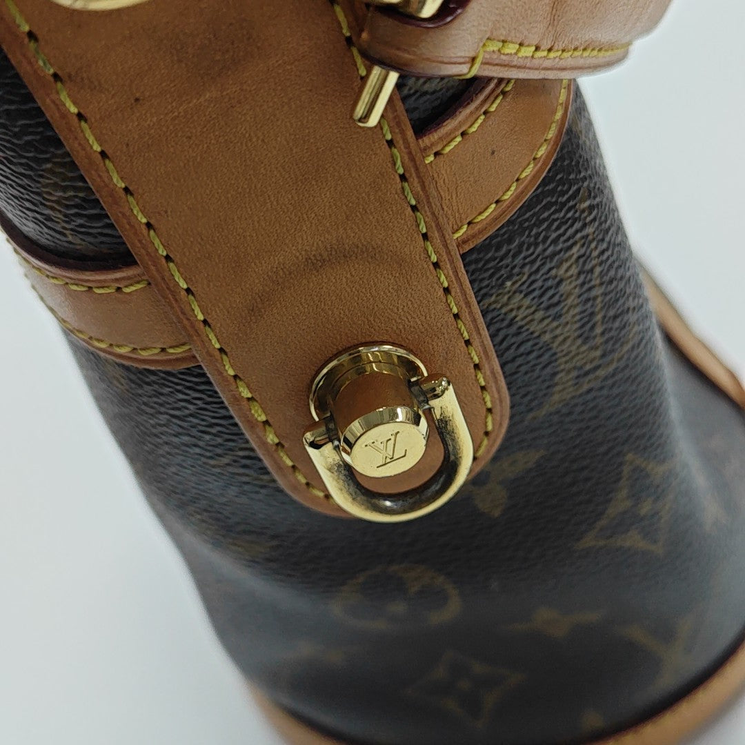 DUFFLE Monogram Coated Canvas Brown