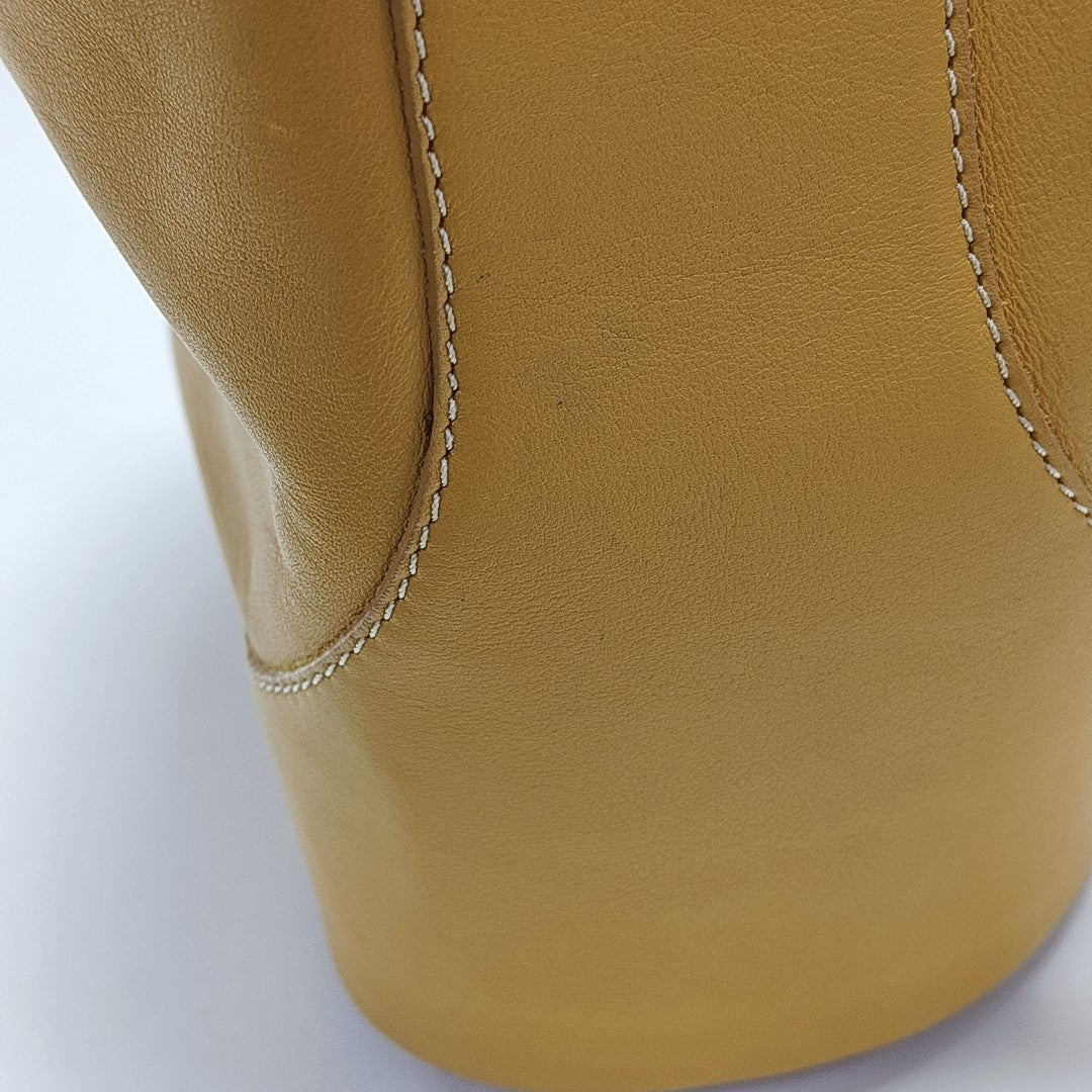 Calfskin Shoulder Bag Yellow