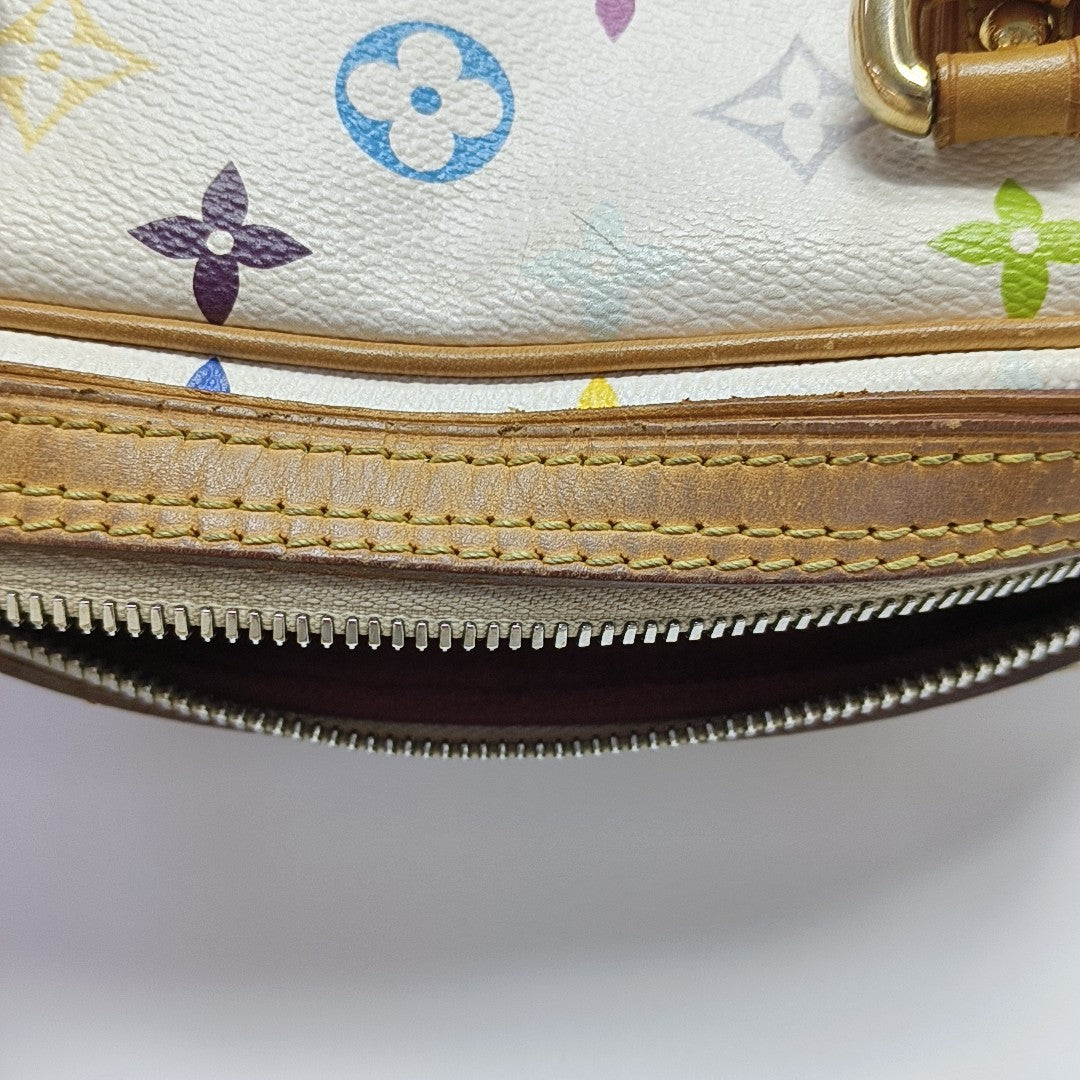 LV × TM PRISCILLA Monogram Coated Canvas White