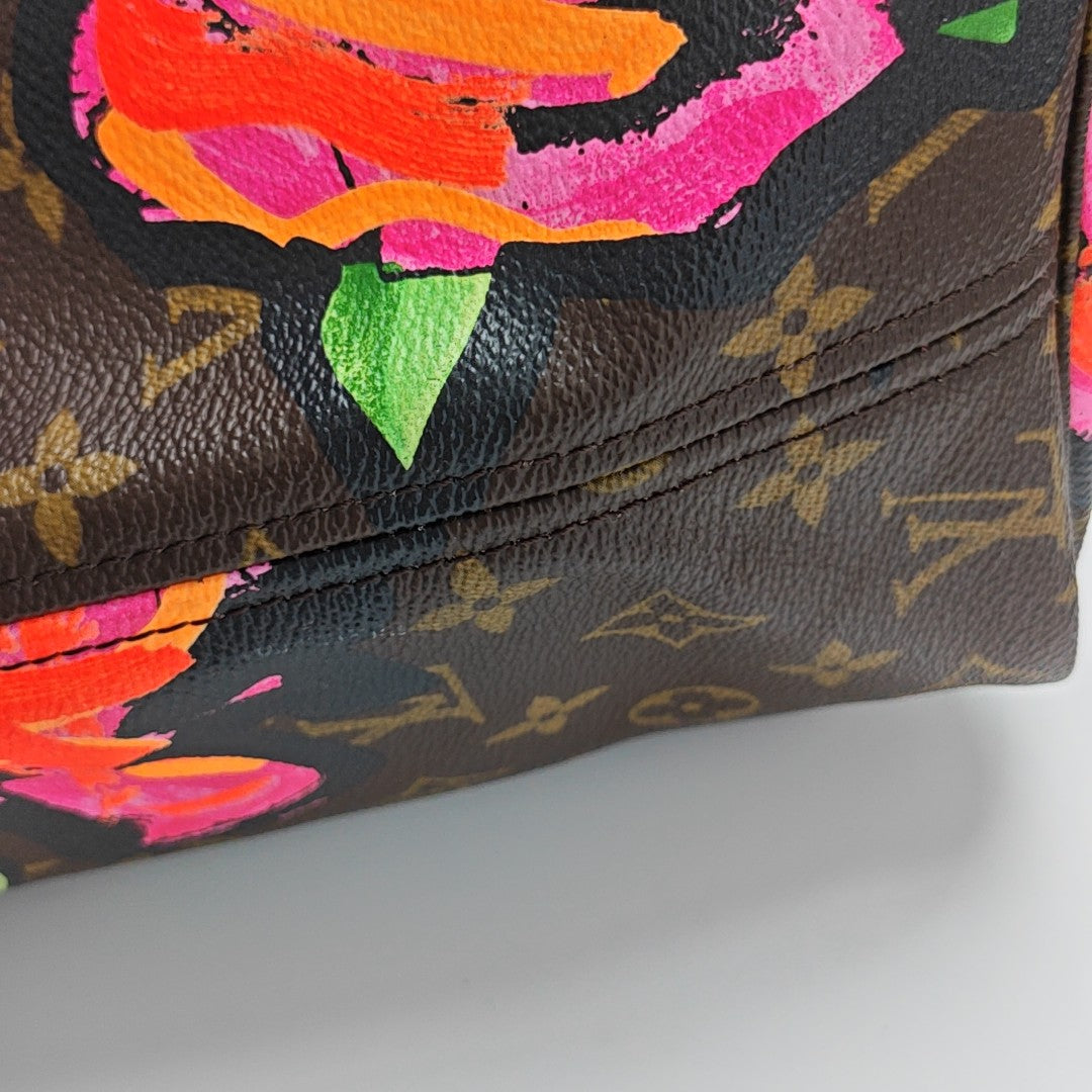 NEVERFULL MM Monogram Coated Canvas Brown