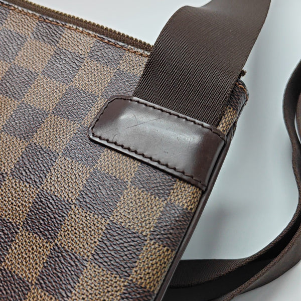 MELVILLE Damier Ebene Coated Canvas Brown