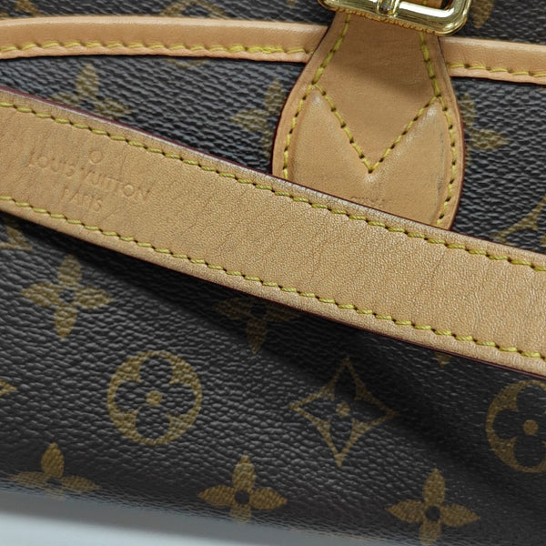 DIANE Monogram Coated Canvas Brown