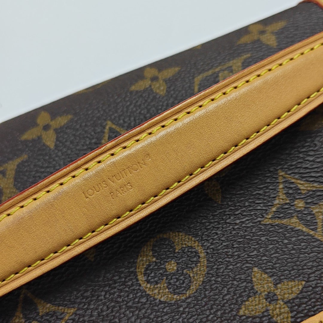 DIANE Nano Monogram Coated Canvas Brown
