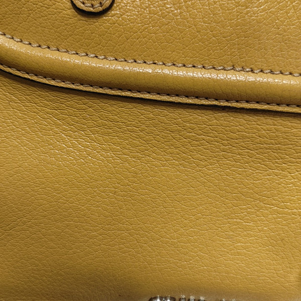 Calfskin Shoulder Bag Yellow