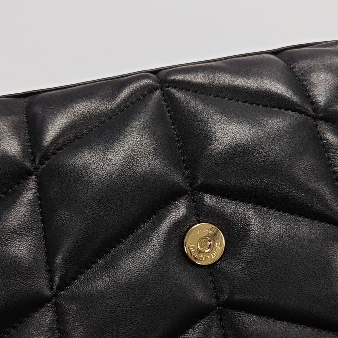 PUFFER Quilted Lambskin Black