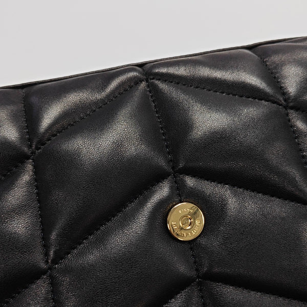 PUFFER Quilted Lambskin Black