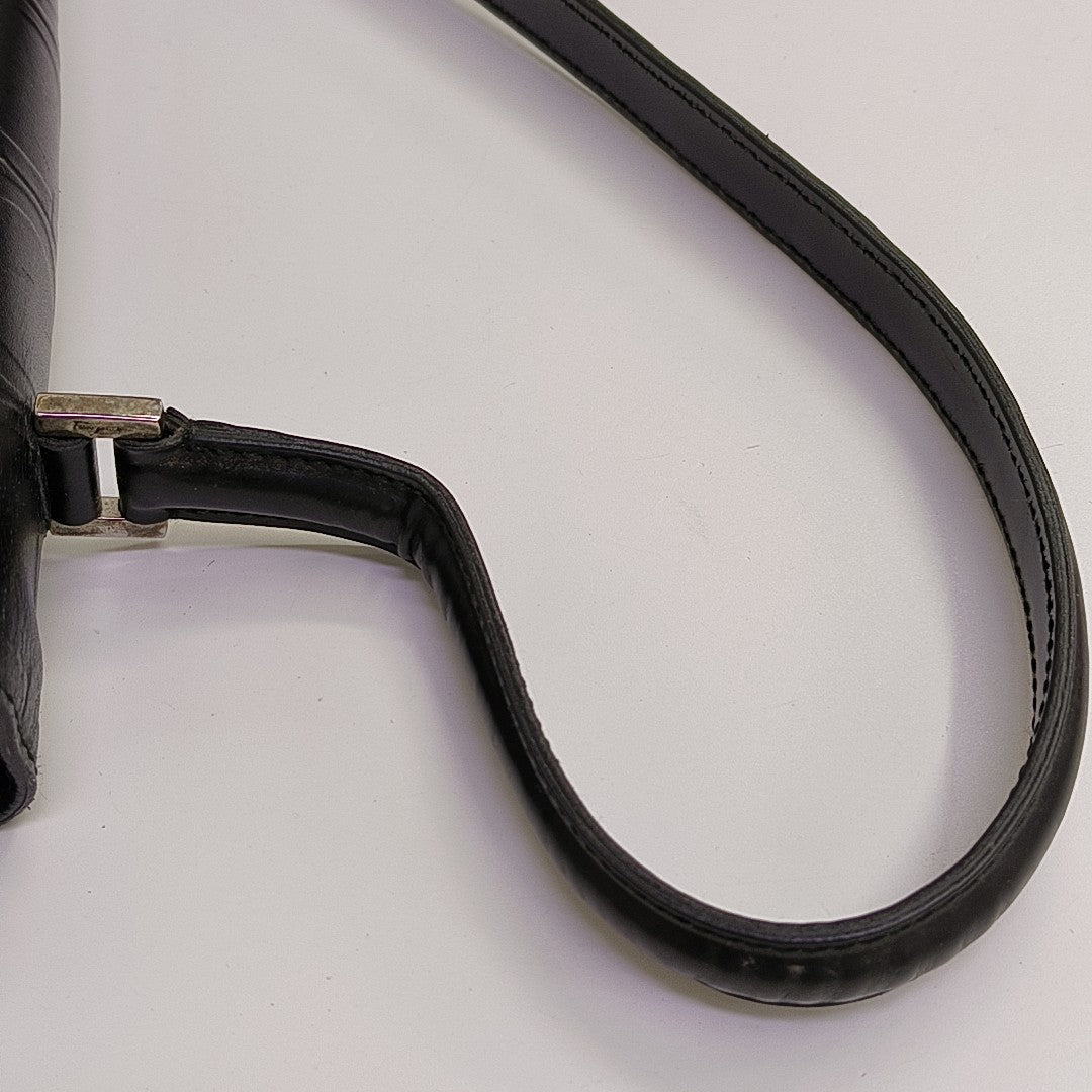 Calfskin Shoulder Bag Black