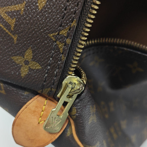 SAC SOUPLE 55 Monogram Coated Canvas Brown