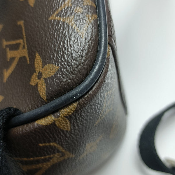 JOSH Monogram Coated Canvas Brown