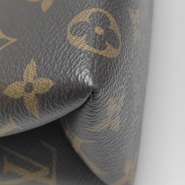 LOCKY BB Monogram Coated Canvas Brown