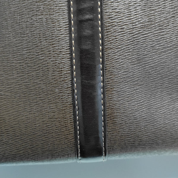 Calfskin Top Handle Bag Brown
