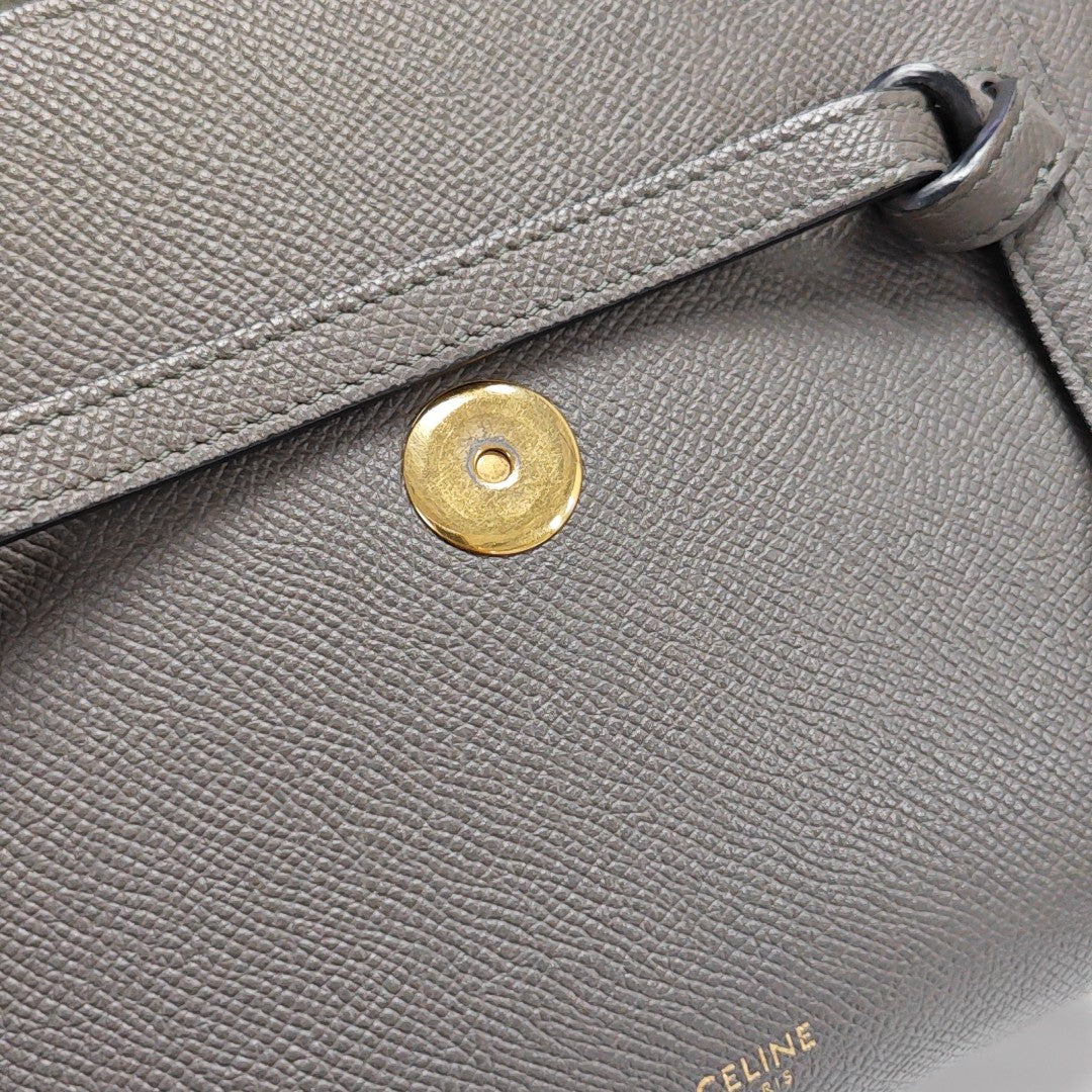 BELT Nano Calfskin Gray