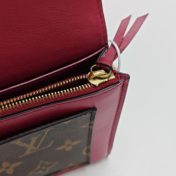 FLORE Monogram Coated Canvas Brown