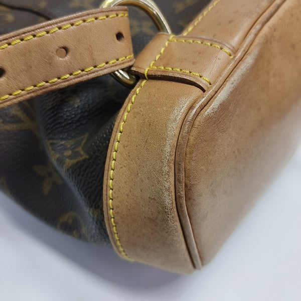 MONTSOURIS MM Monogram Coated Canvas Brown