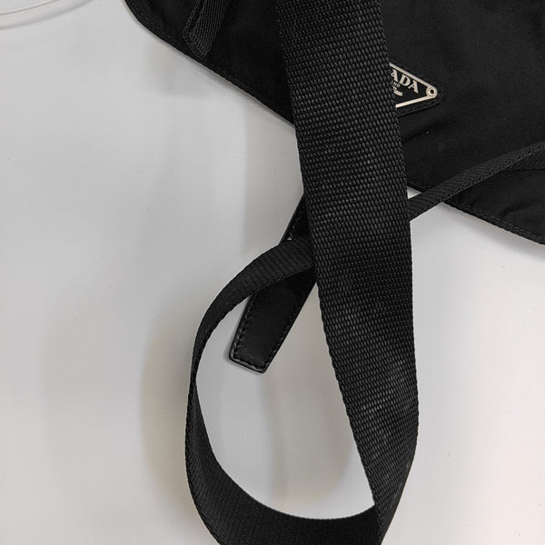 Fabric Shoulder Bag Brown