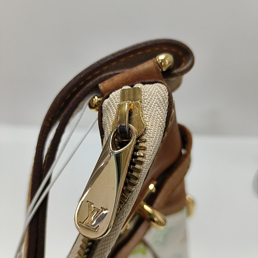LV × TM GRETA Monogram Coated Canvas White
