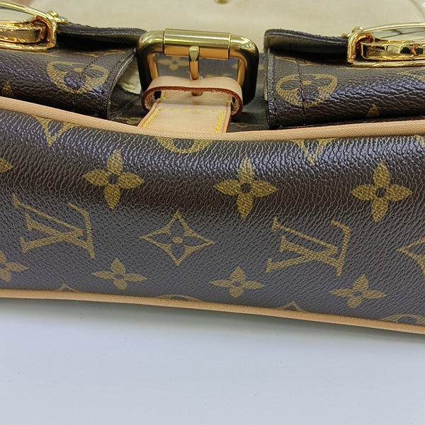 HUDSON PM Monogram Coated Canvas Brown