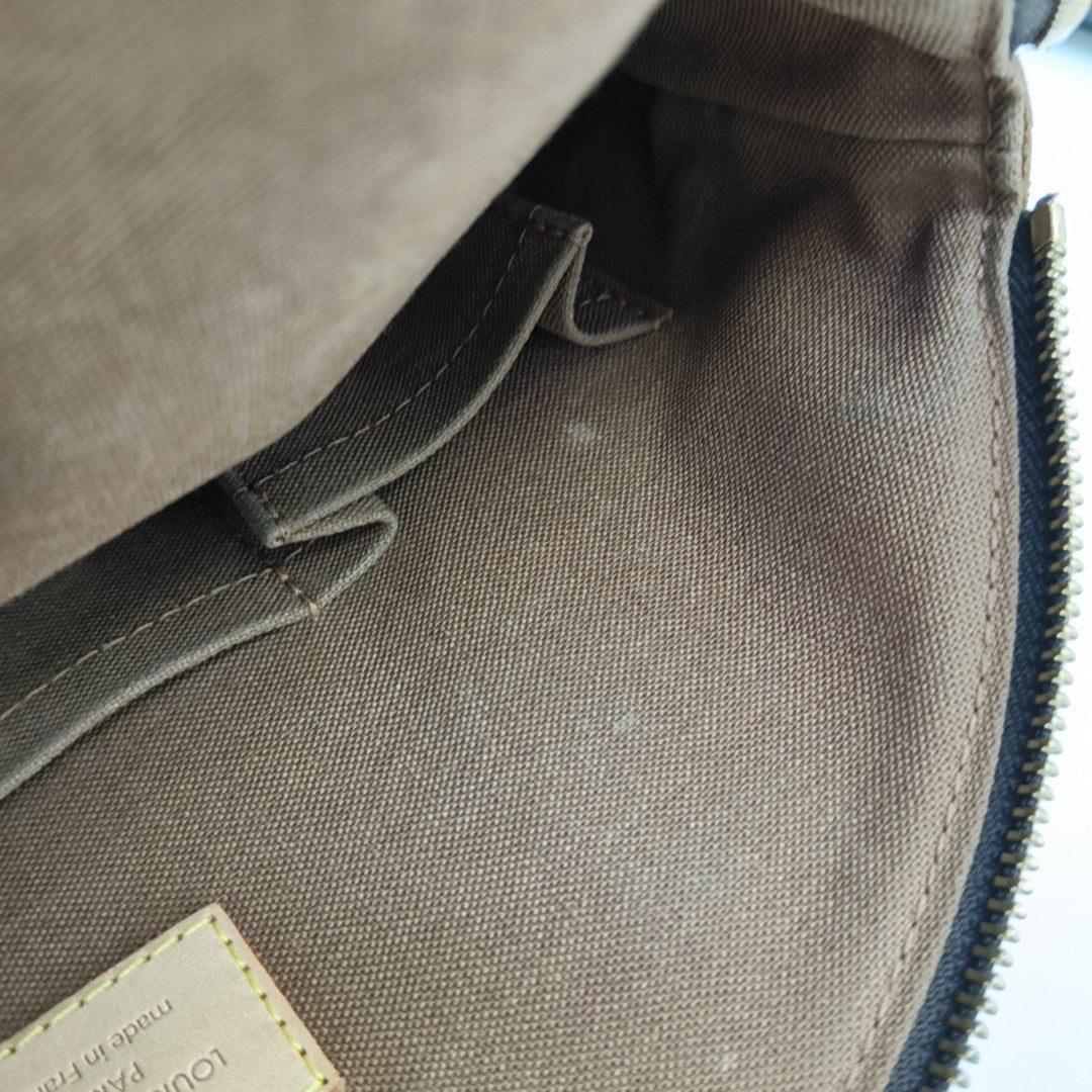 LOCKIT PM Monogram Coated Canvas Brown