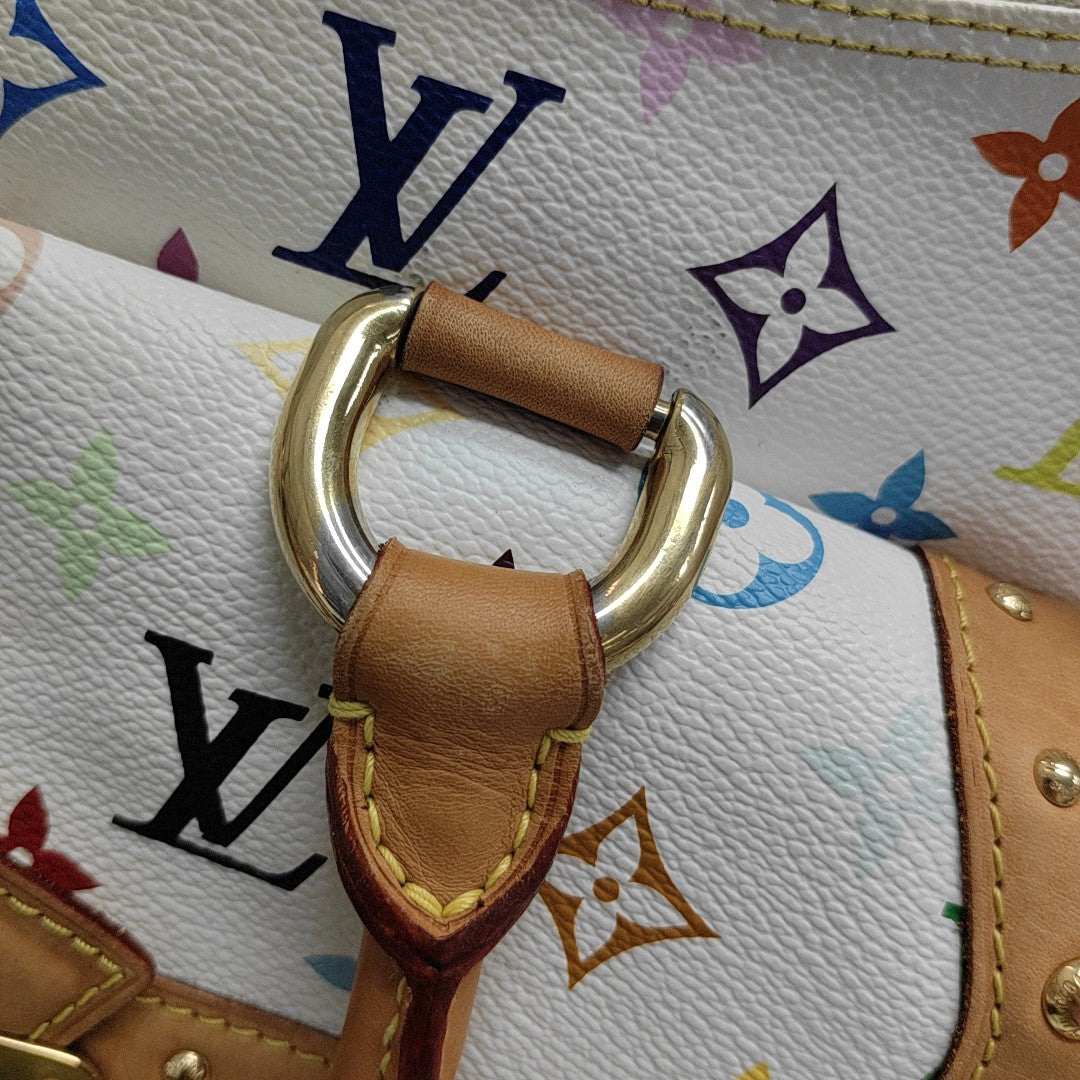 LV × TM RITA Monogram Coated Canvas White
