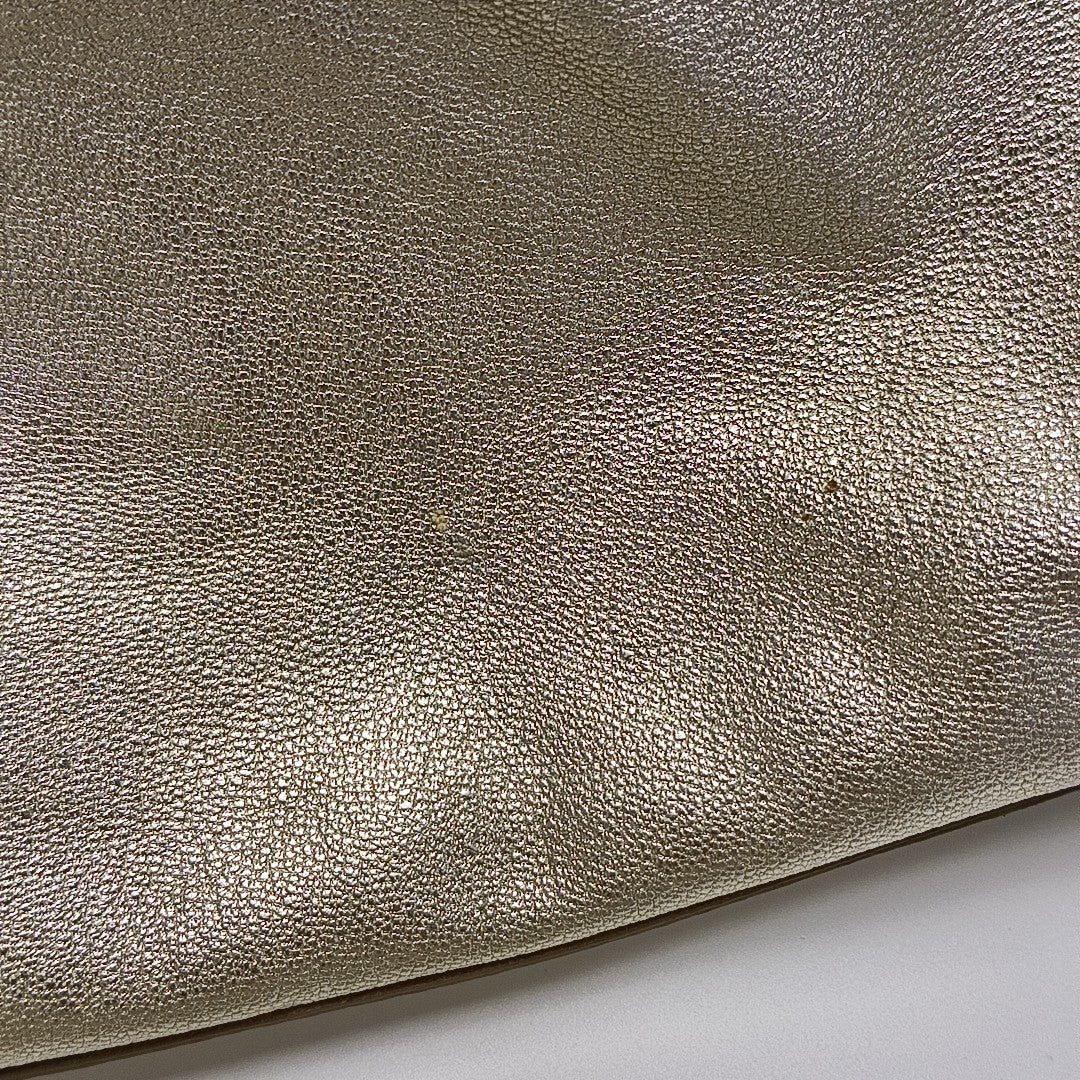 Calfskin Shoulder Bag Beige