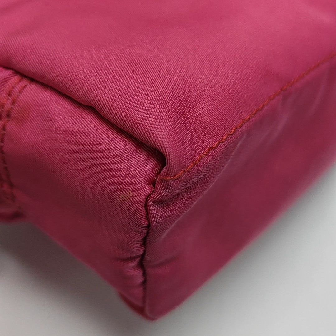 Fabric Clutch Red