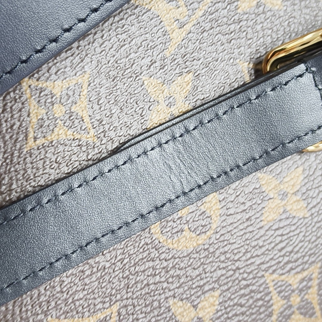 TWINNY Monogram Coated Canvas Brown