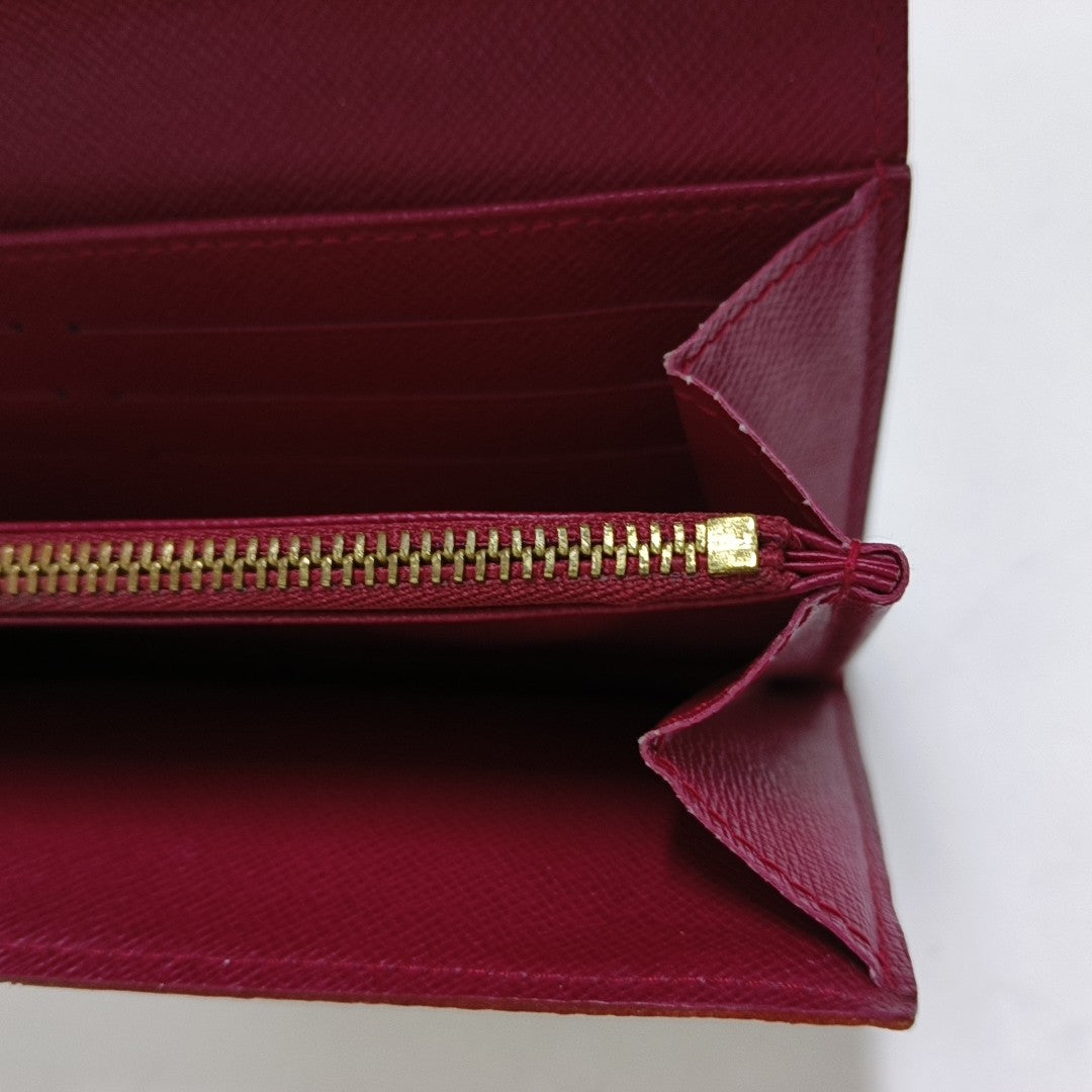 LV × TM PORTE MONNAIE Monogram Coated Canvas White Wallet