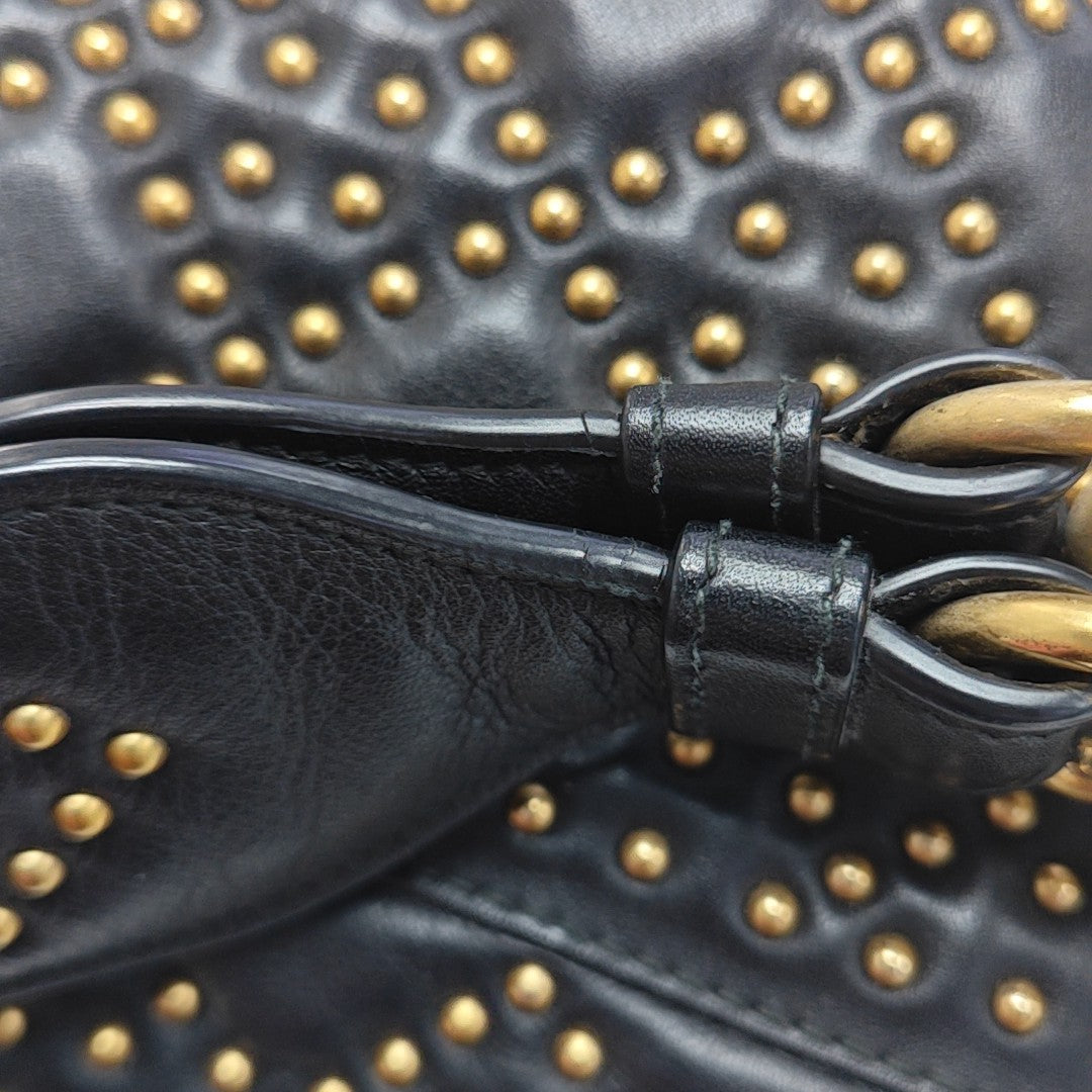 Lady Dior Medium Cannage Lambskin Black