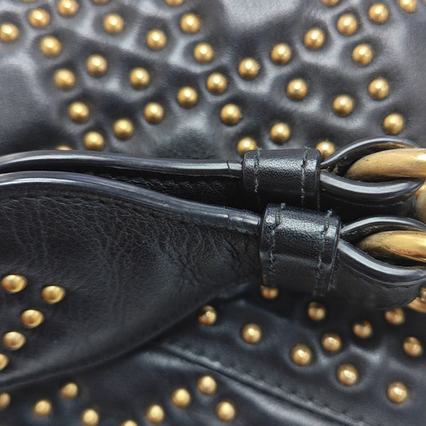 Lady Dior Medium Cannage Lambskin Black