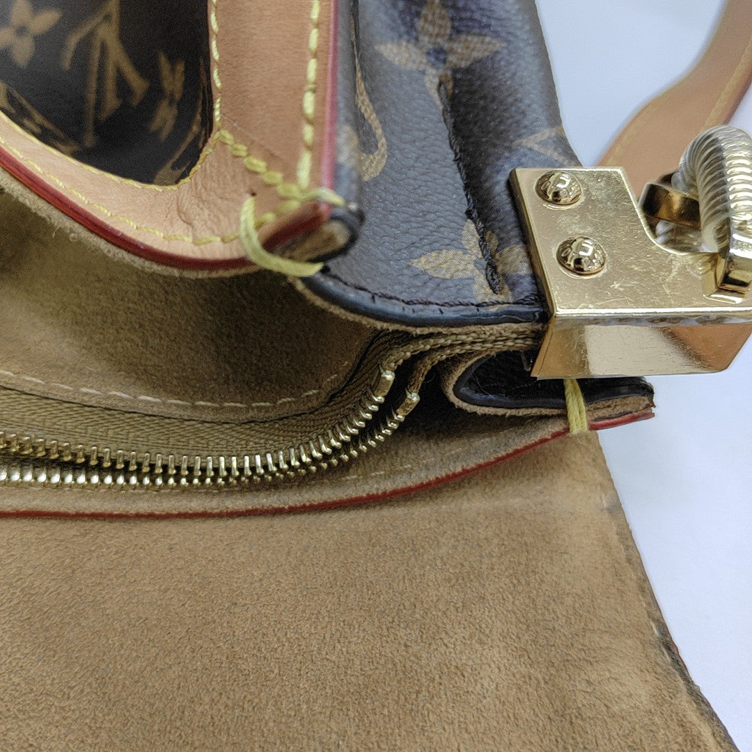 DAUPHINE Coated Canvas Brown