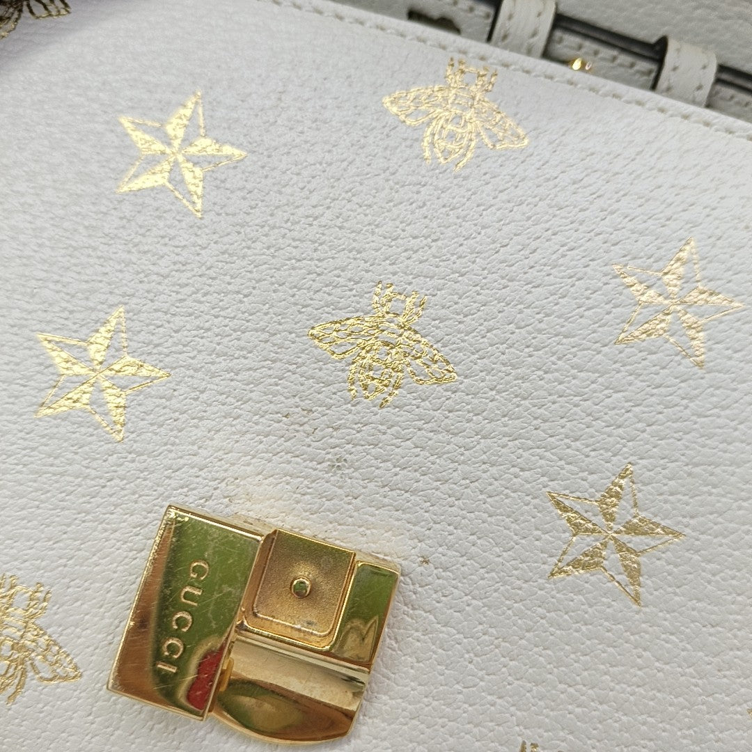 Sylvie Mini Calfskin White