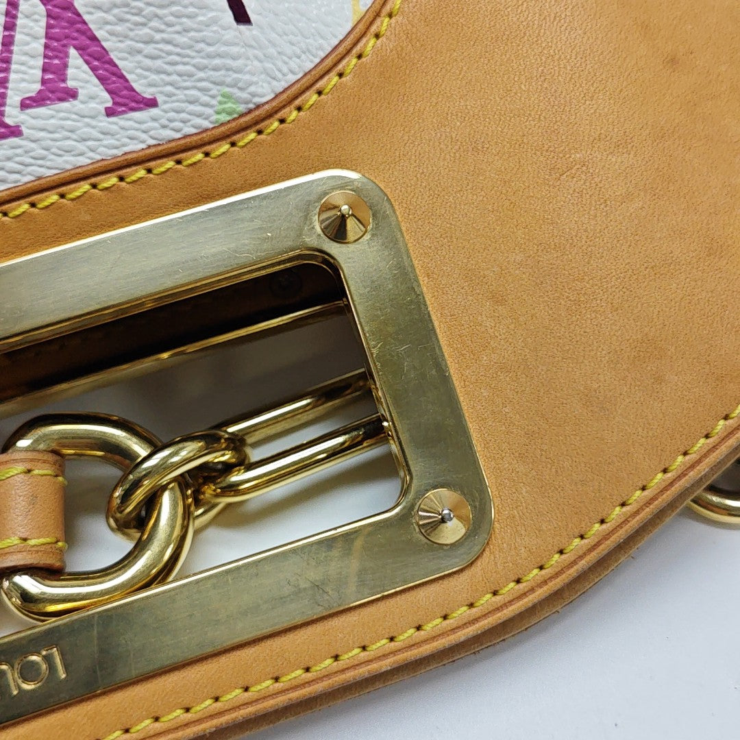 LV × TM JUDY PM Monogram Coated Canvas White