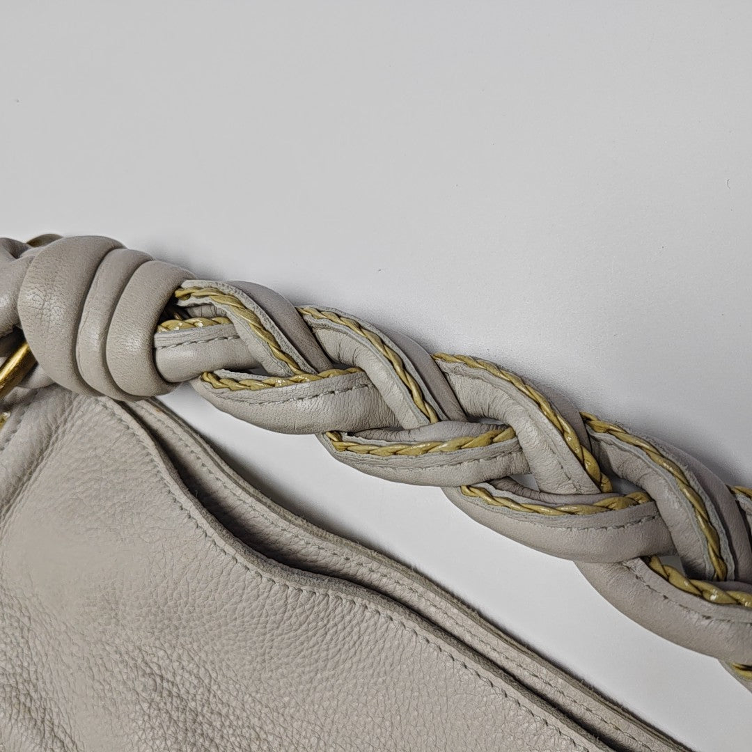 Lambskin Shoulder Bag White