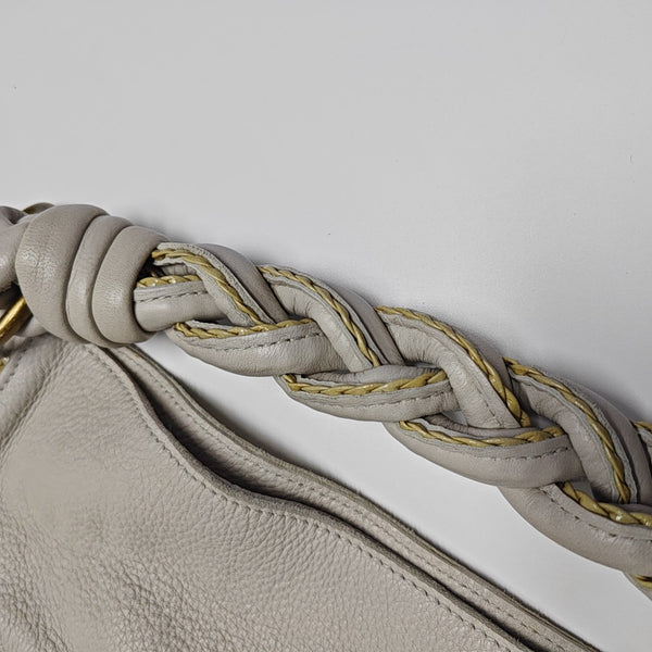 Lambskin Shoulder Bag White