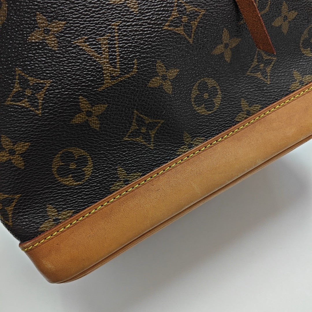 NOÉ BB Monogram Coated Canvas Brown