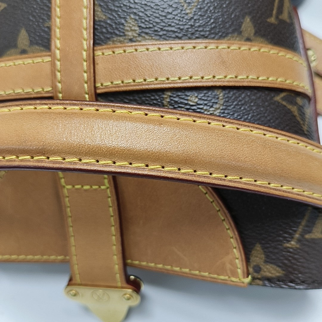 DUFFLE Monogram Coated Canvas Brown