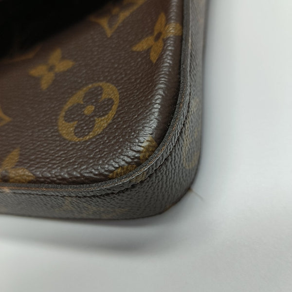 FÉLICIE Monogram Coated Canvas Brown