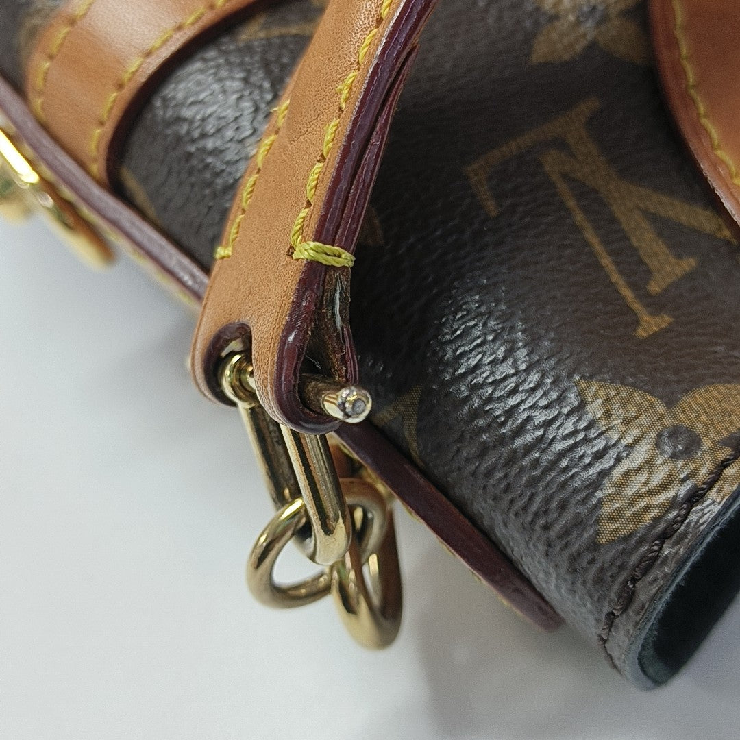 DUFFLE Monogram Coated Canvas Brown